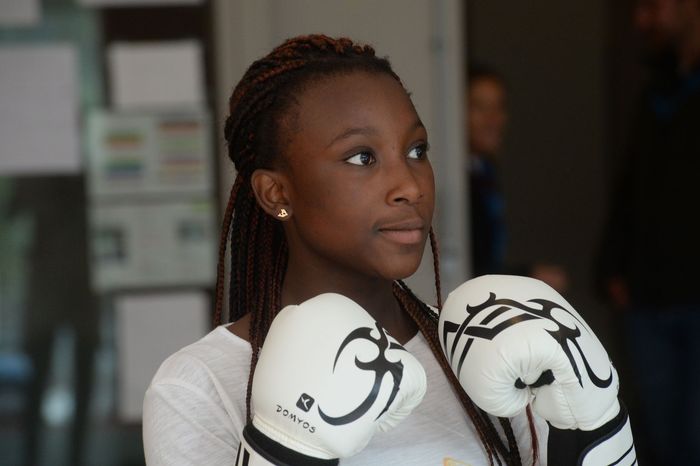 Initiation à la boxe © Thierry Gougenot - Agrandir l'image, .JPG 176Ko (fenêtre modale)