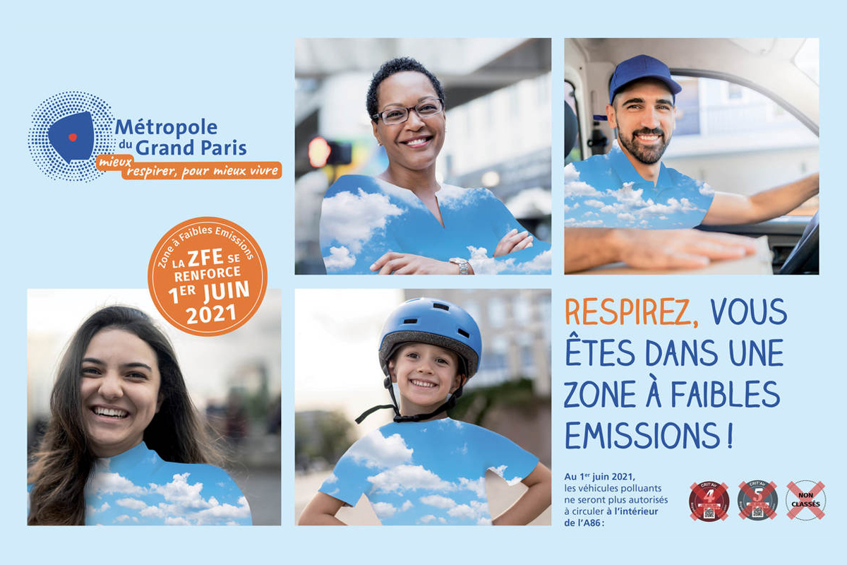 La Zone à faibles émissions (ZFE) - Ville de Paris