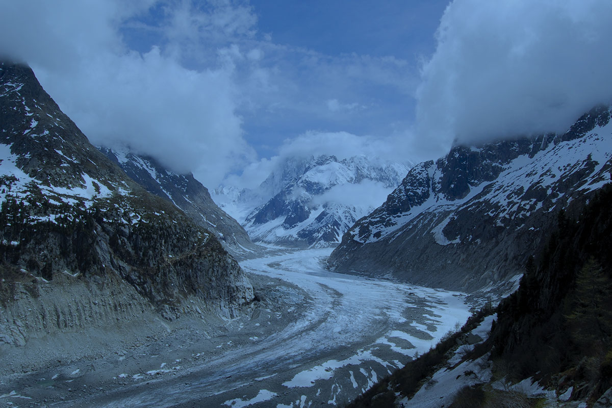 vallée de Solang en hiver